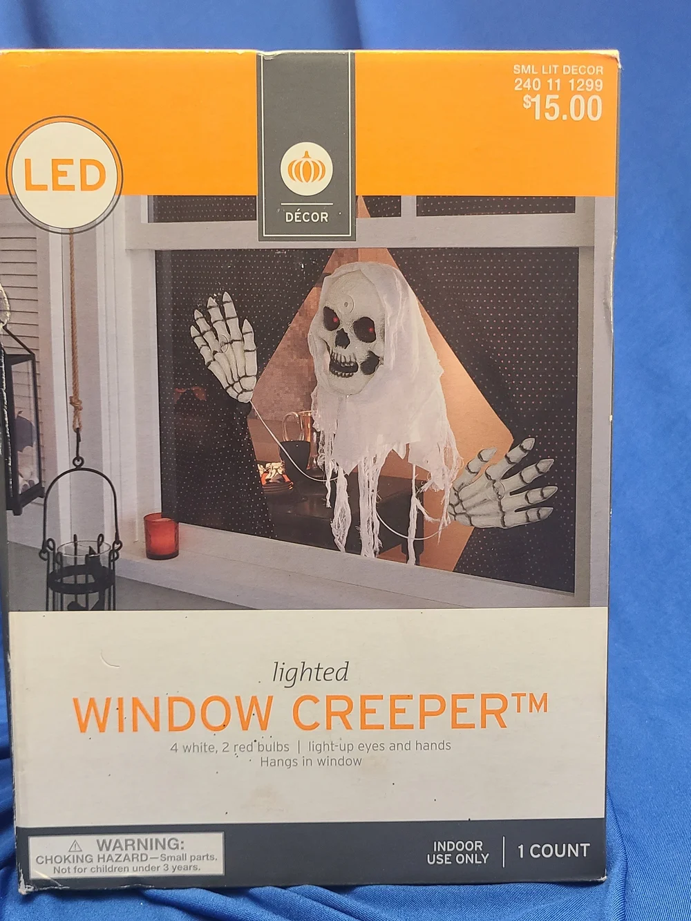 Lighted Window Creeper Halloween Decoration - NEW